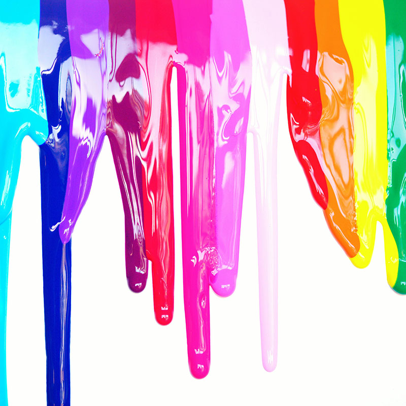 Paints and coating additives product display